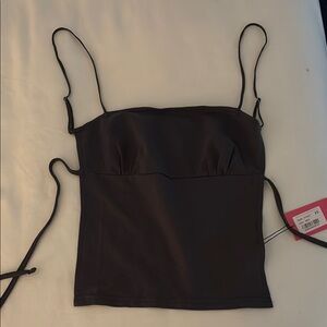 Edikted backless top gray